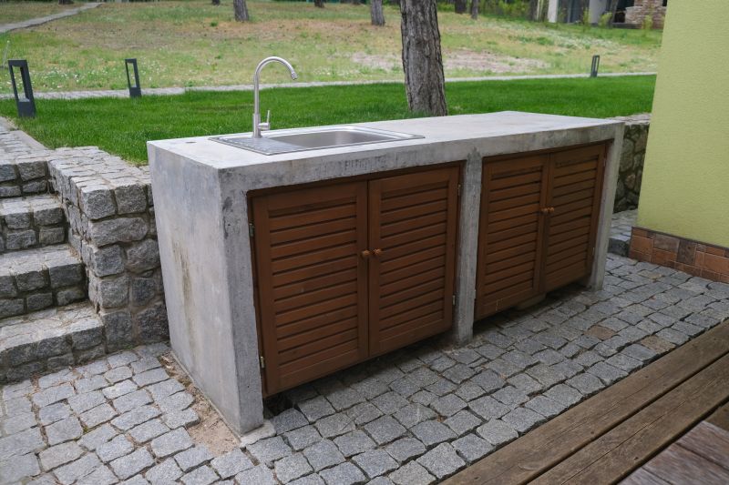Outdoor granite countertop